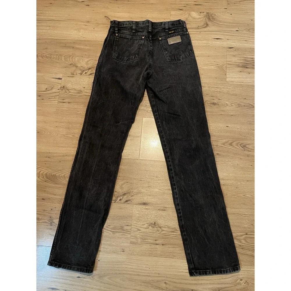 Wrangler Men's Original Fit Cowboy Cut Black Jeans 31x36 Western Workwear